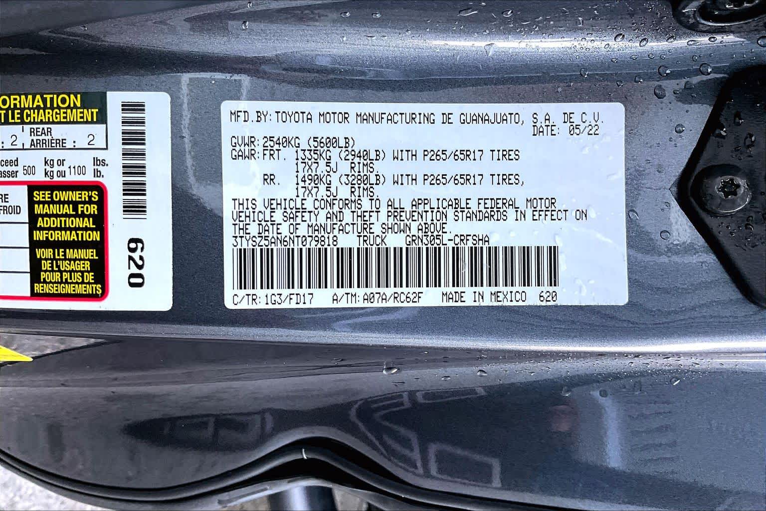 2022 Toyota Tacoma