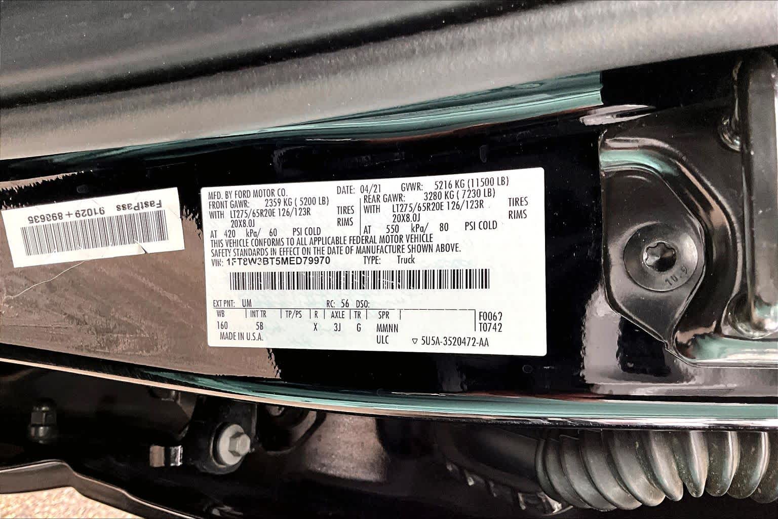 2021 Ford Super Duty F-350 SRW Pickup
