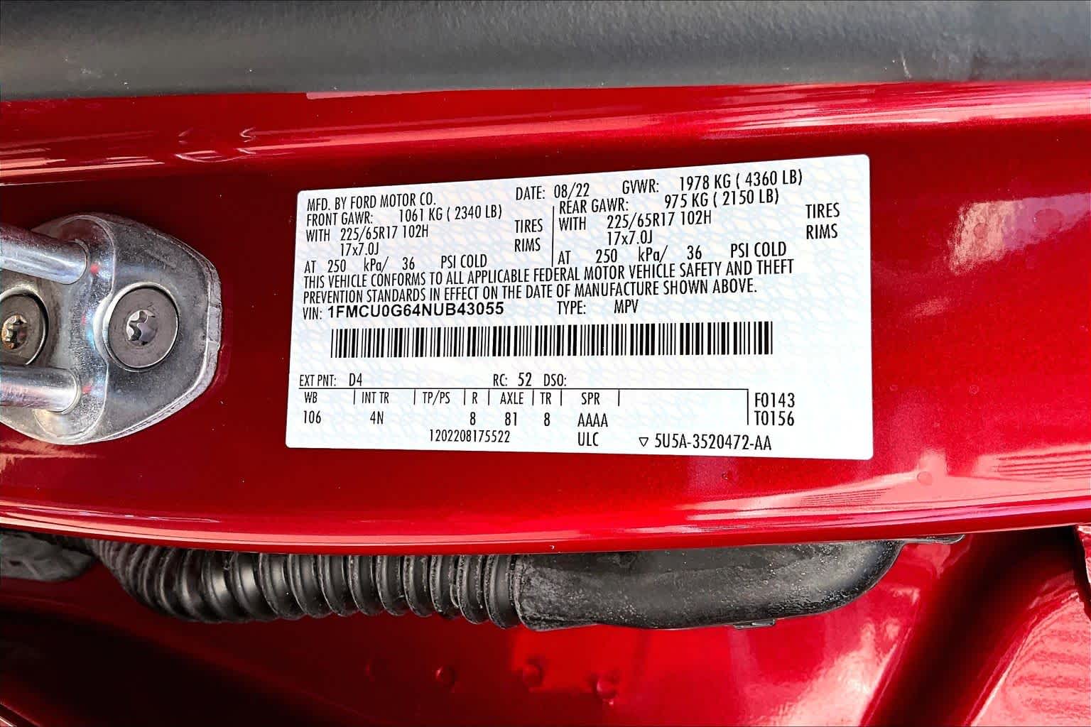 2022 Ford Escape