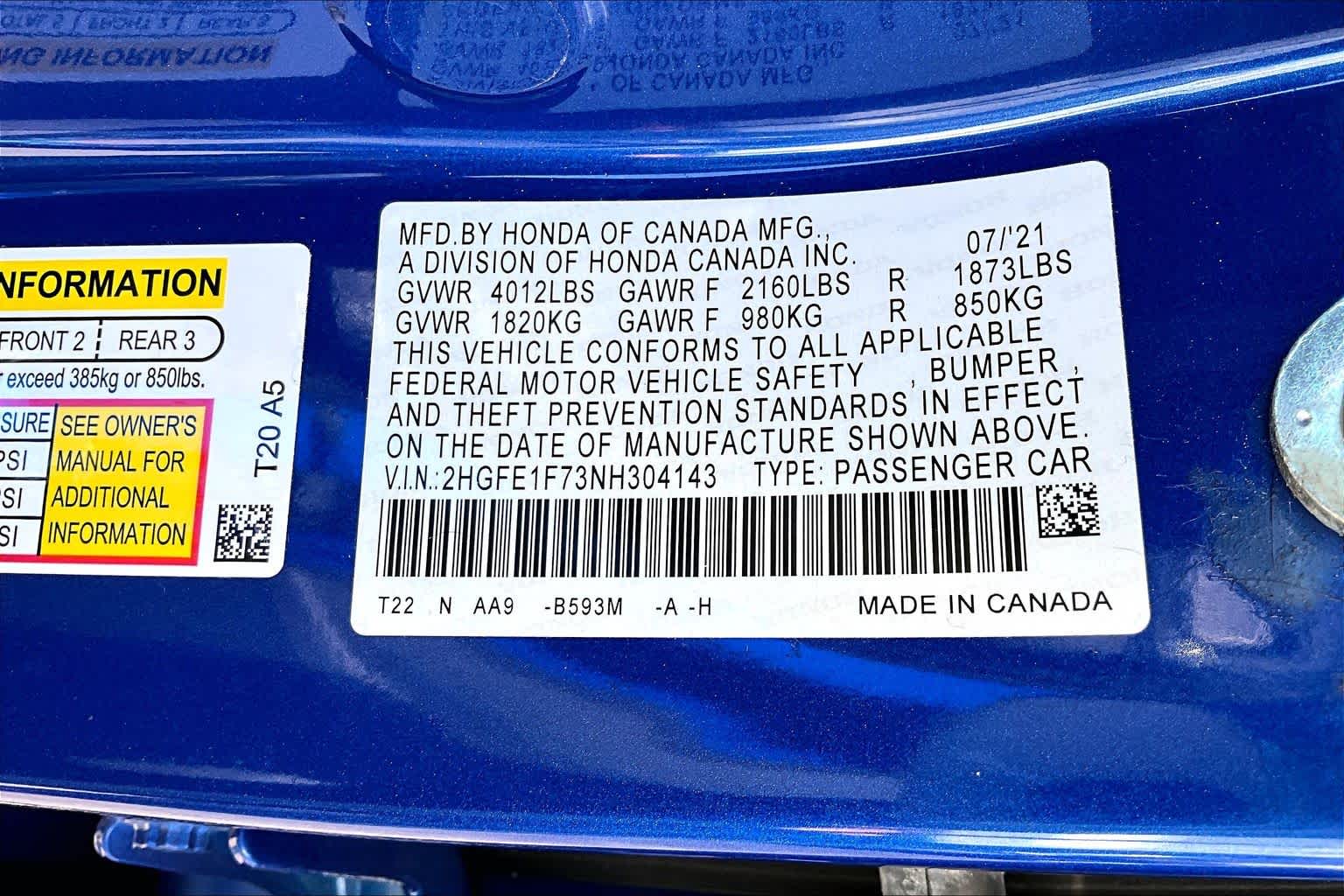2022 Honda Civic