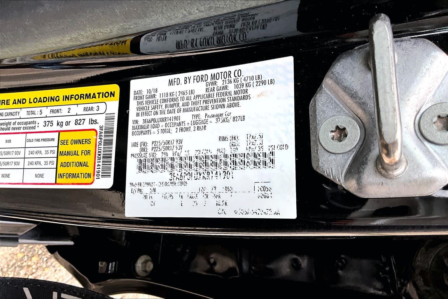 2019 Ford Fusion Hybrid