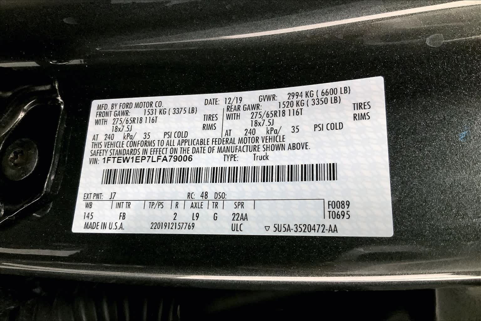 2020 Ford F-150