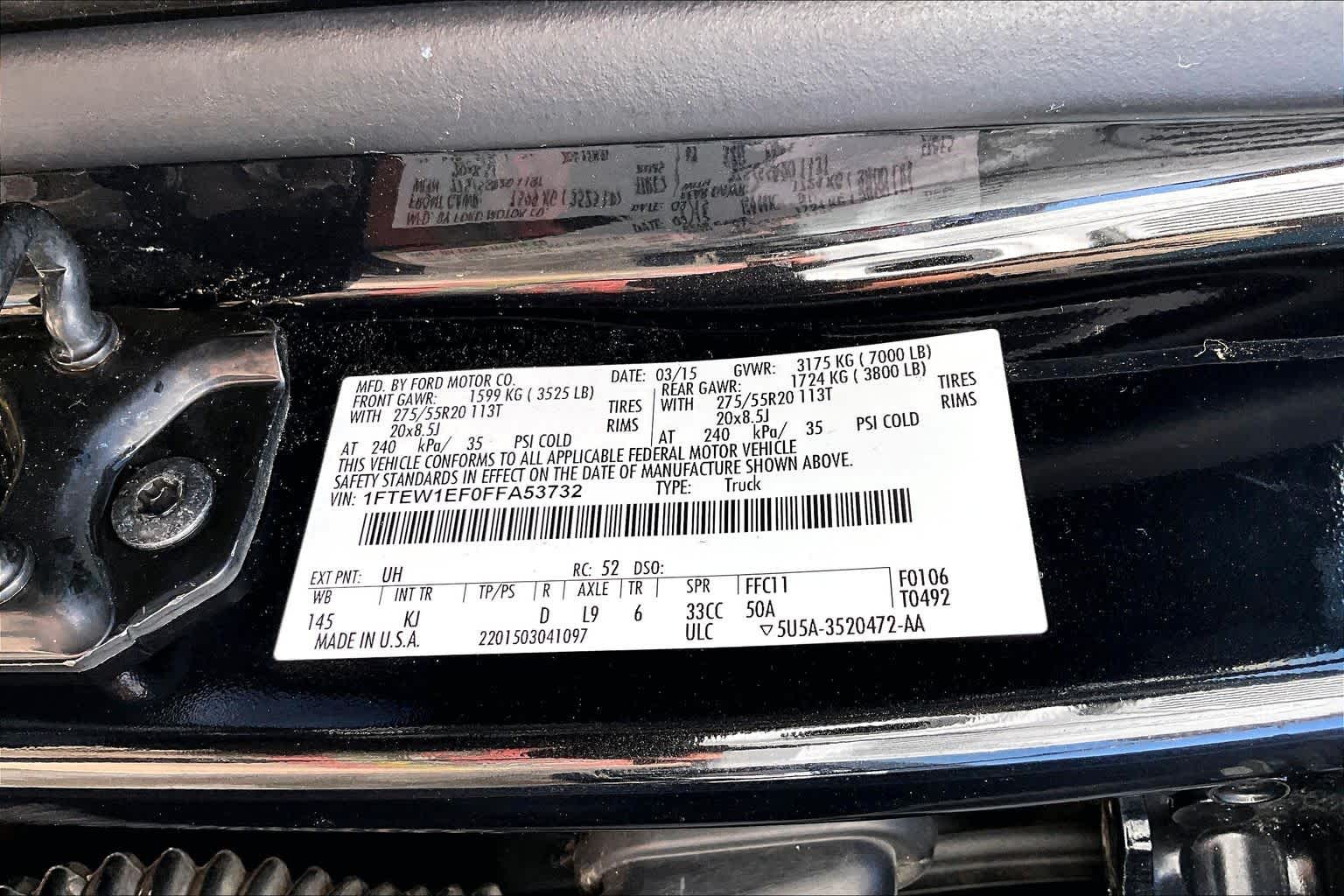2015 Ford F-150