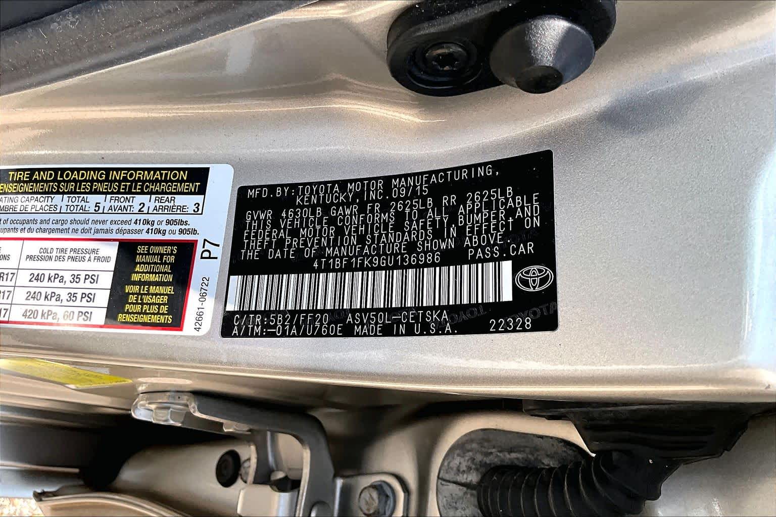 2016 Toyota Camry