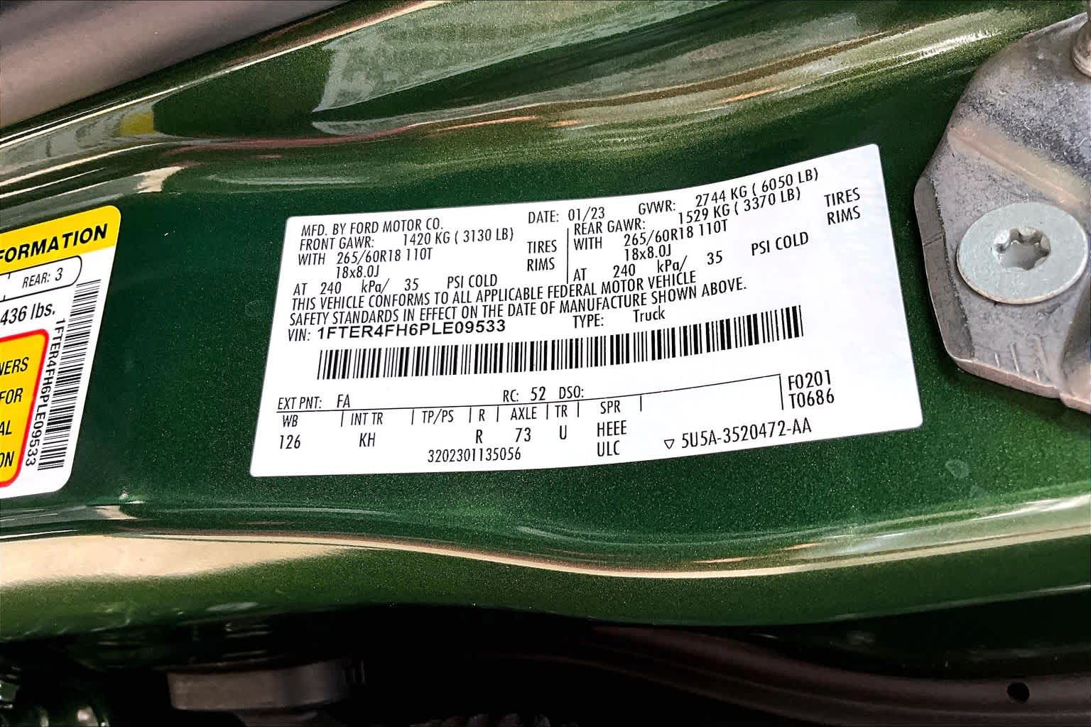 2023 Ford Ranger