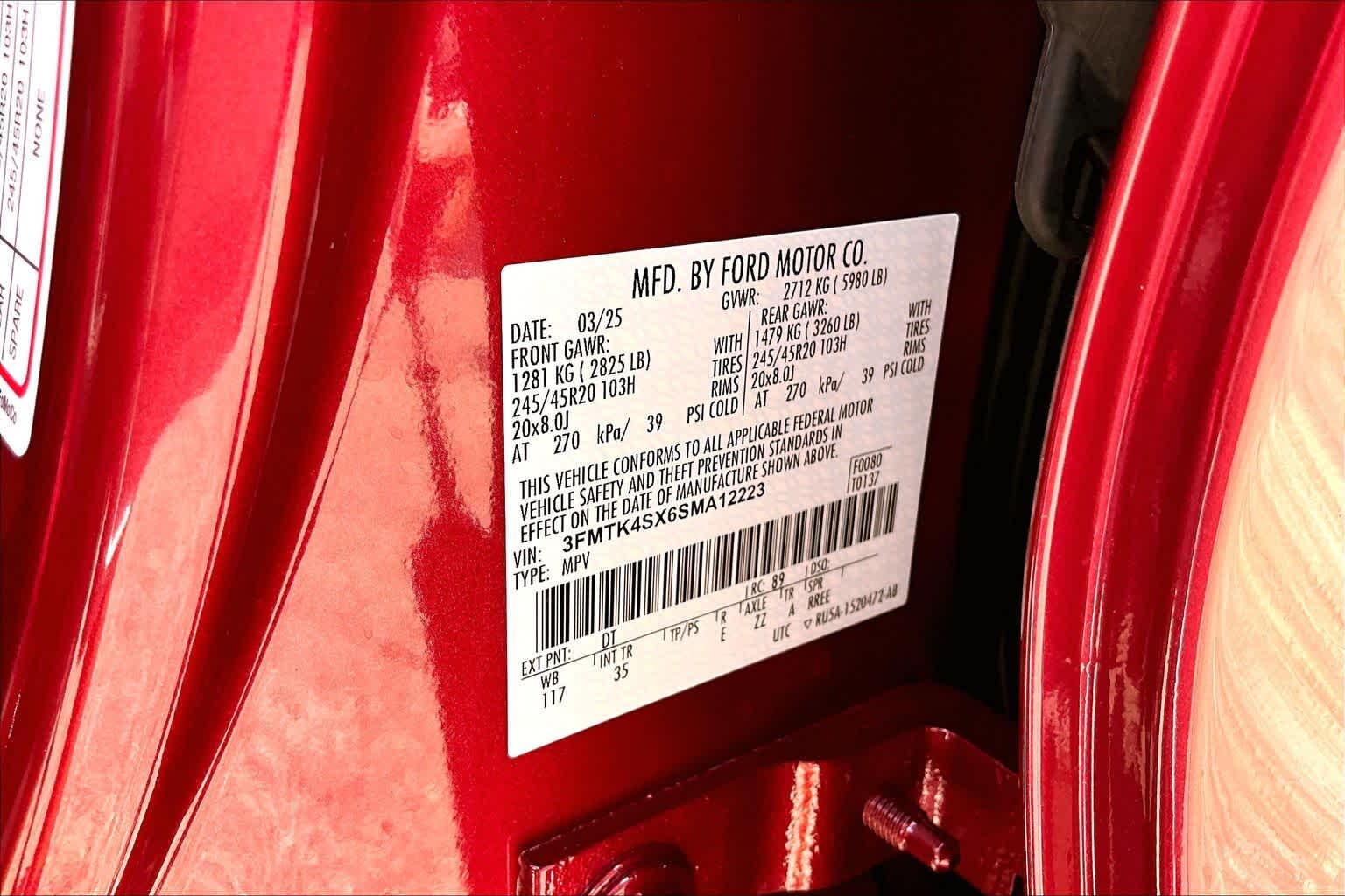 2025 Ford Mustang Mach-E