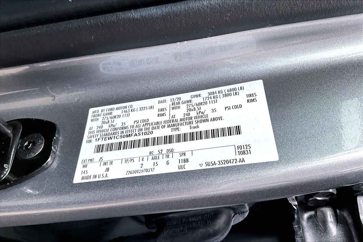2021 Ford F-150