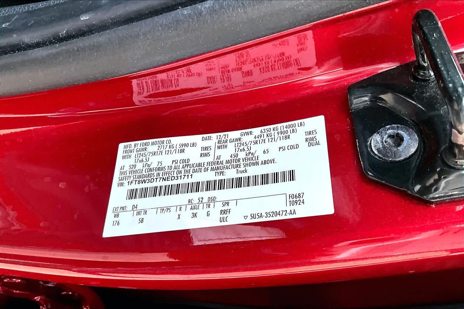 2022 Ford Super Duty F-350 DRW Pickup