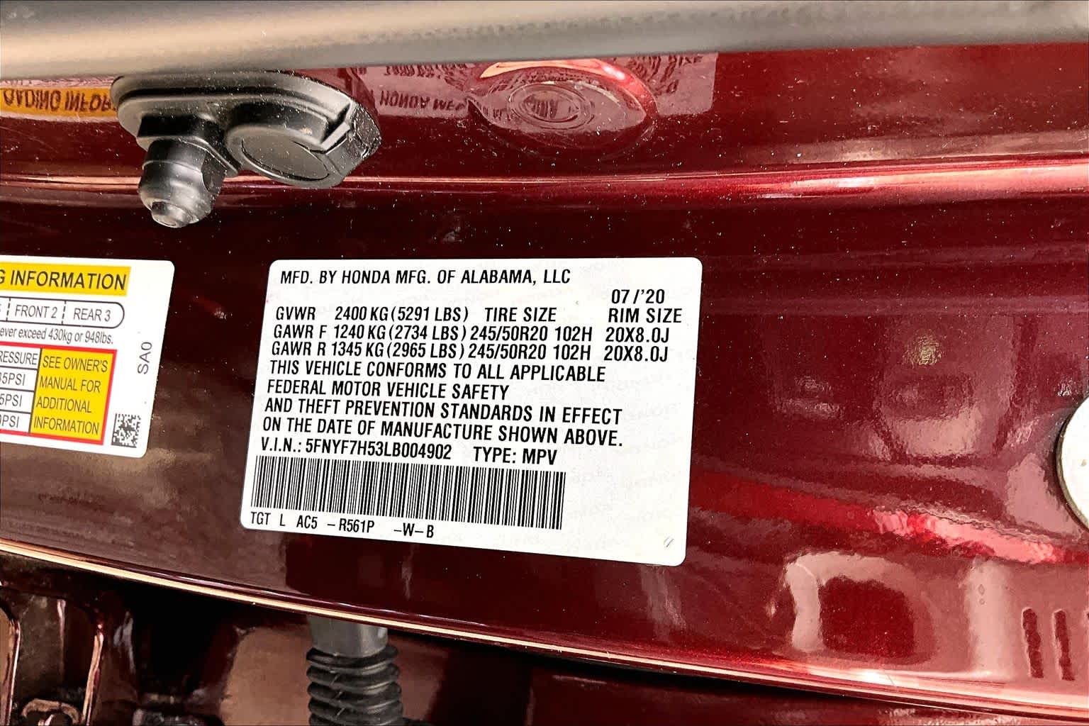2020 Honda Passport