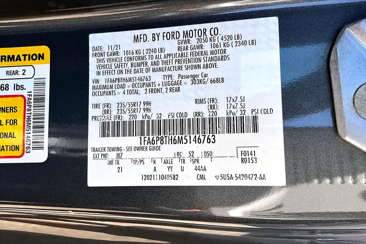 2021 Ford Mustang