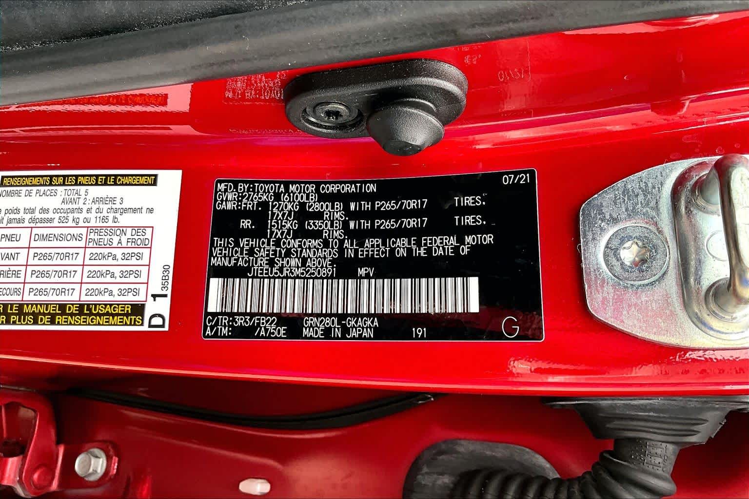 2021 Toyota 4Runner