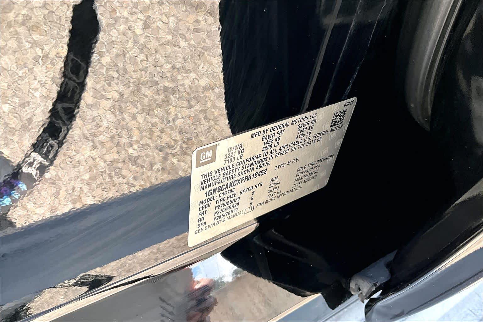 2015 Chevrolet Tahoe