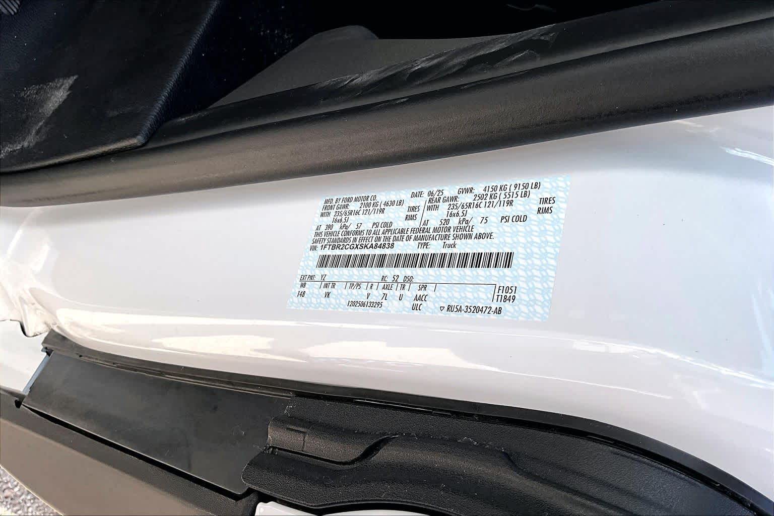 2025 Ford Transit Cargo Van