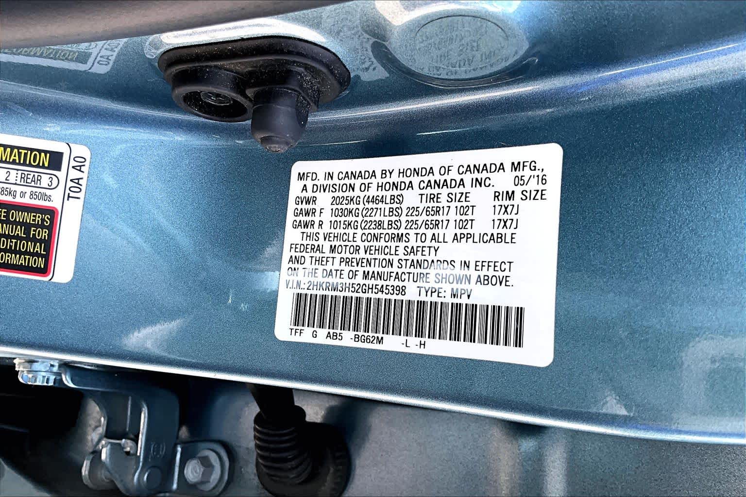 2016 Honda CR-V