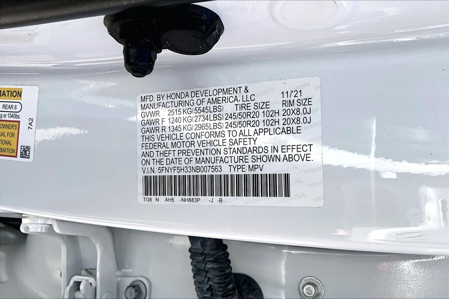 2022 Honda Pilot