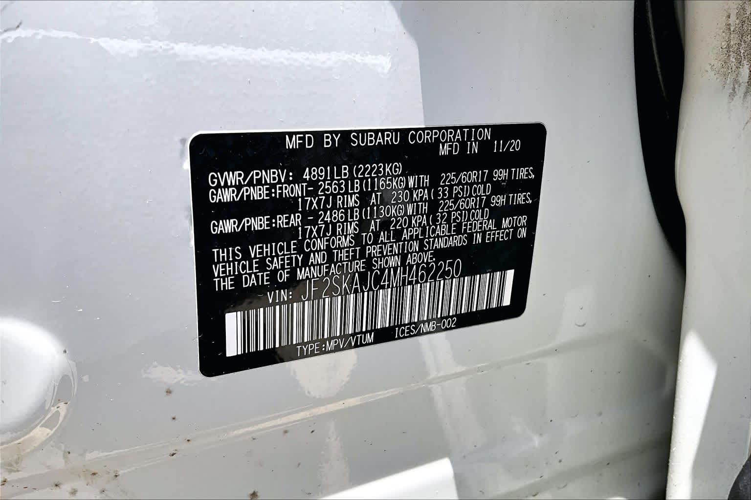 2021 Subaru Forester