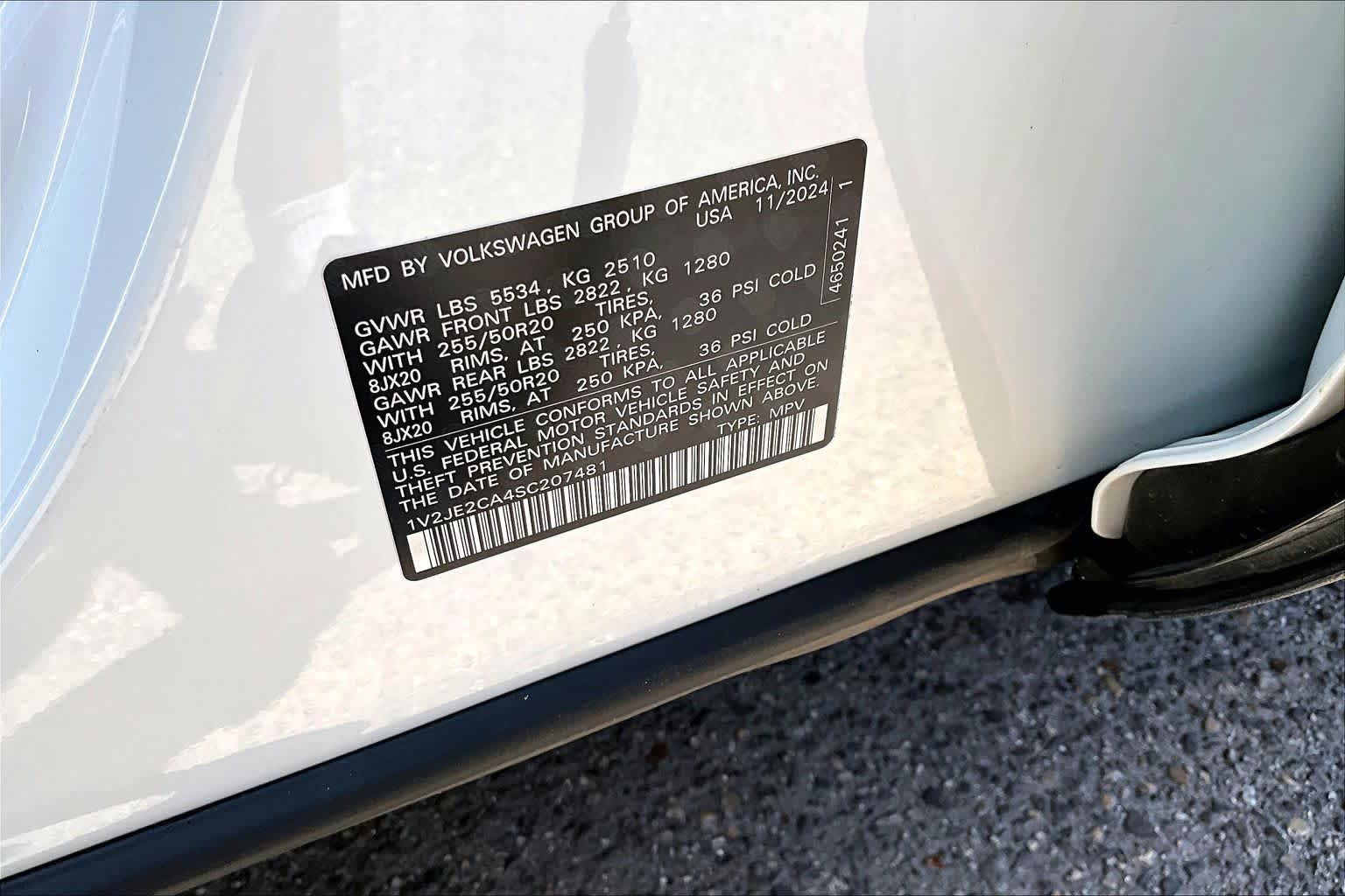 2025 Volkswagen Atlas Cross Sport