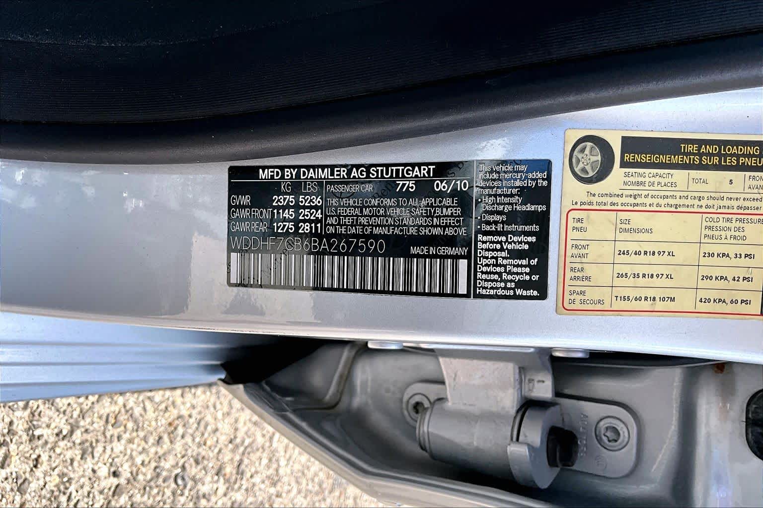 2011 Mercedes-Benz E 550