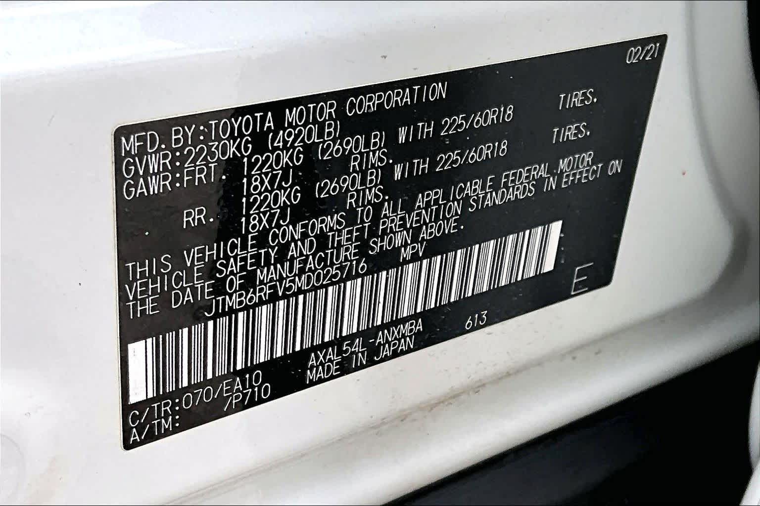 2021 Toyota RAV4