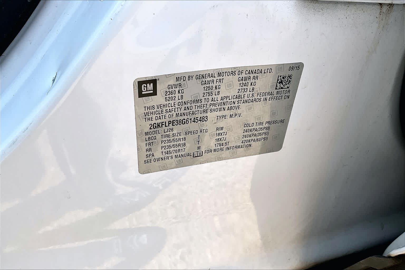 2016 GMC Terrain