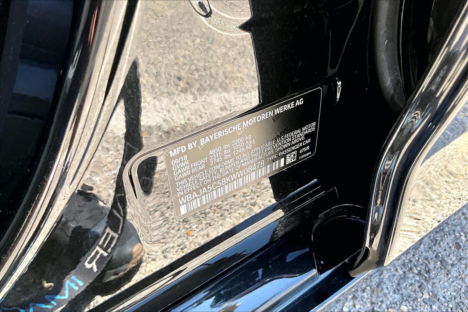 2019 BMW 530i
