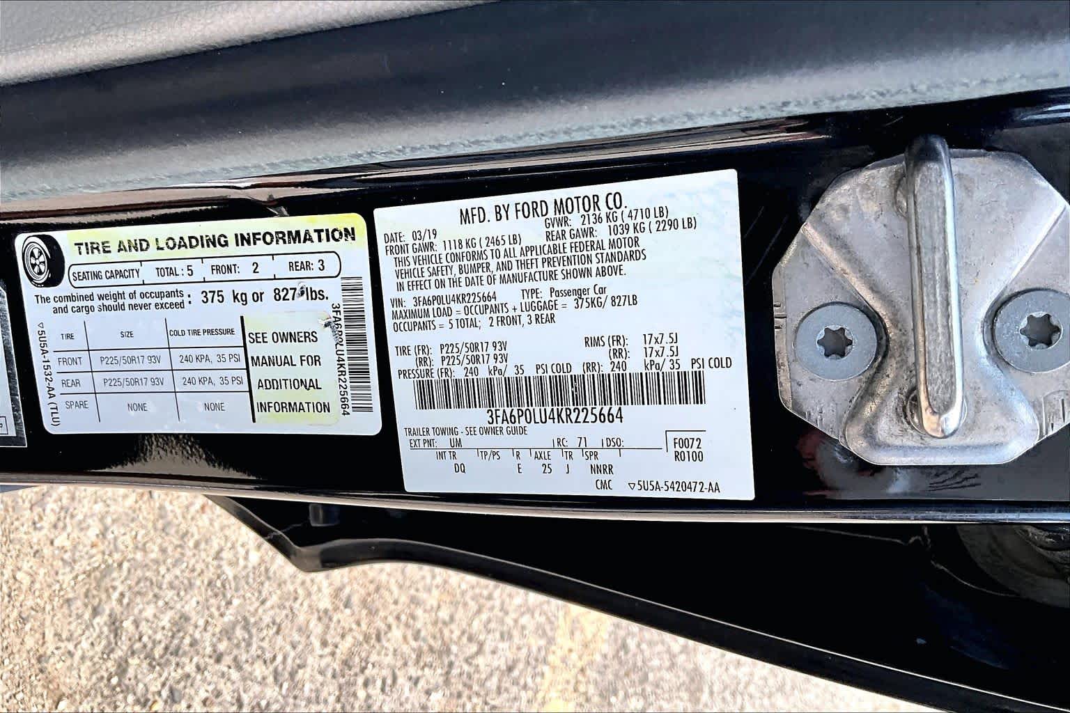 2019 Ford Fusion Hybrid